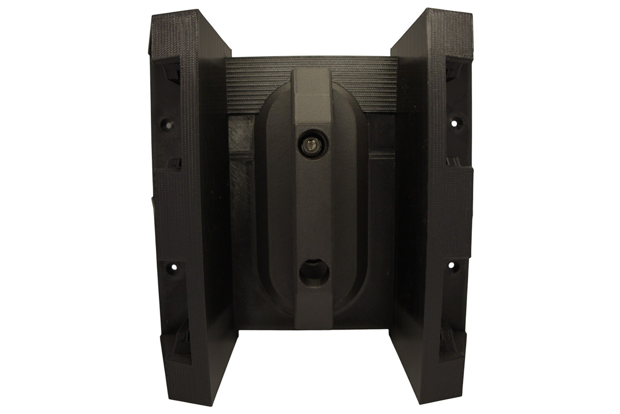 Cold Composites MagLug Battery Holder Kit with magnetic handle and M18 battery holder attachment, black plastic.