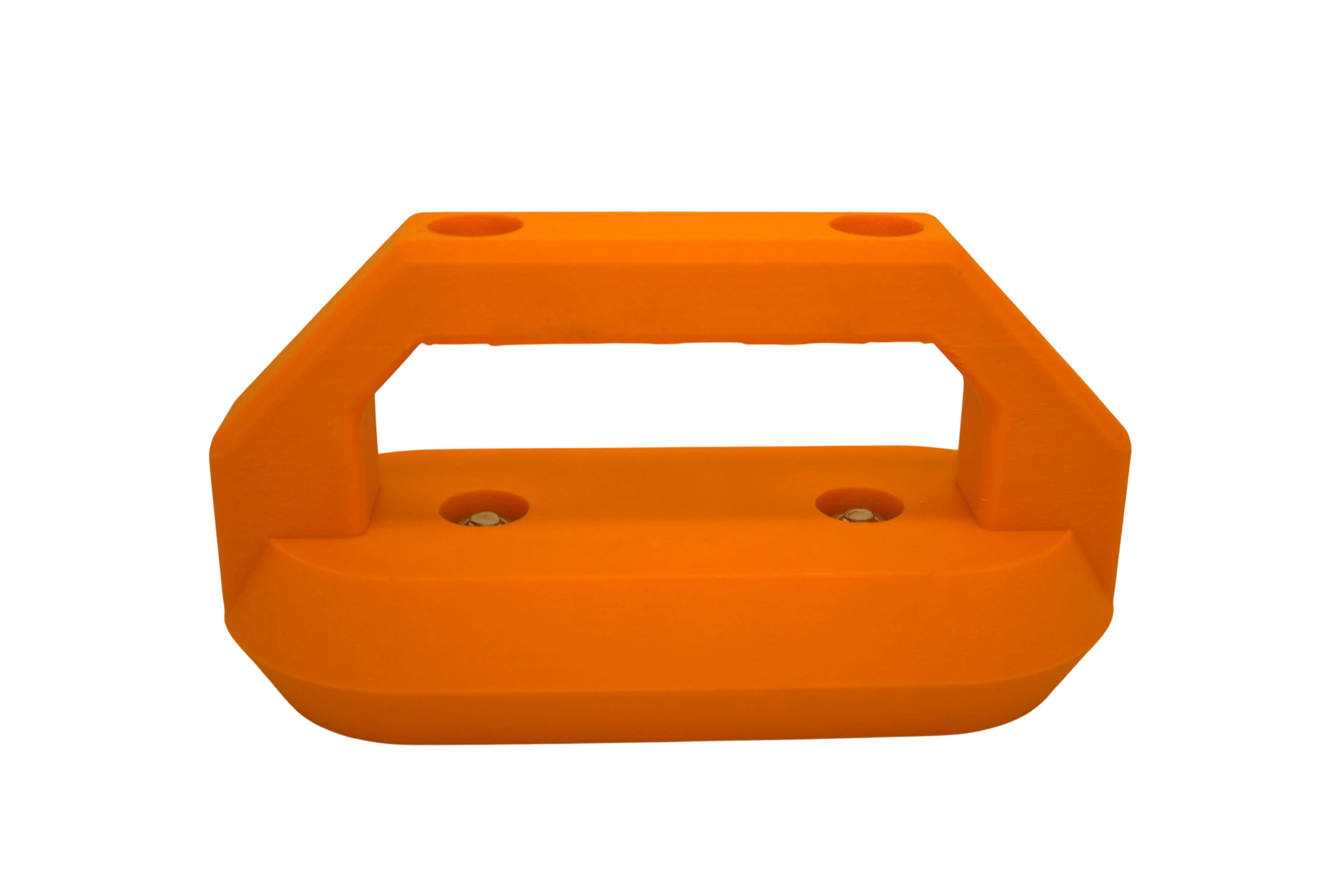 Cold Composites MagLug modular magnetic handle in bright orange, 150 lb pull force, impact-resistant construction.