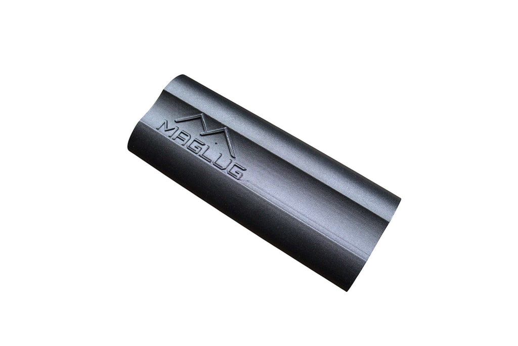 Cold Composites MagLug welding rod pouch, impact-resistant composite, black, open-top design with belt clip.